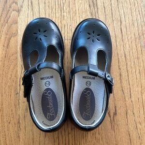 Footmates Girls Shoes Size 11.5- Black